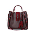 Shine Maroon Single Piece Handbags